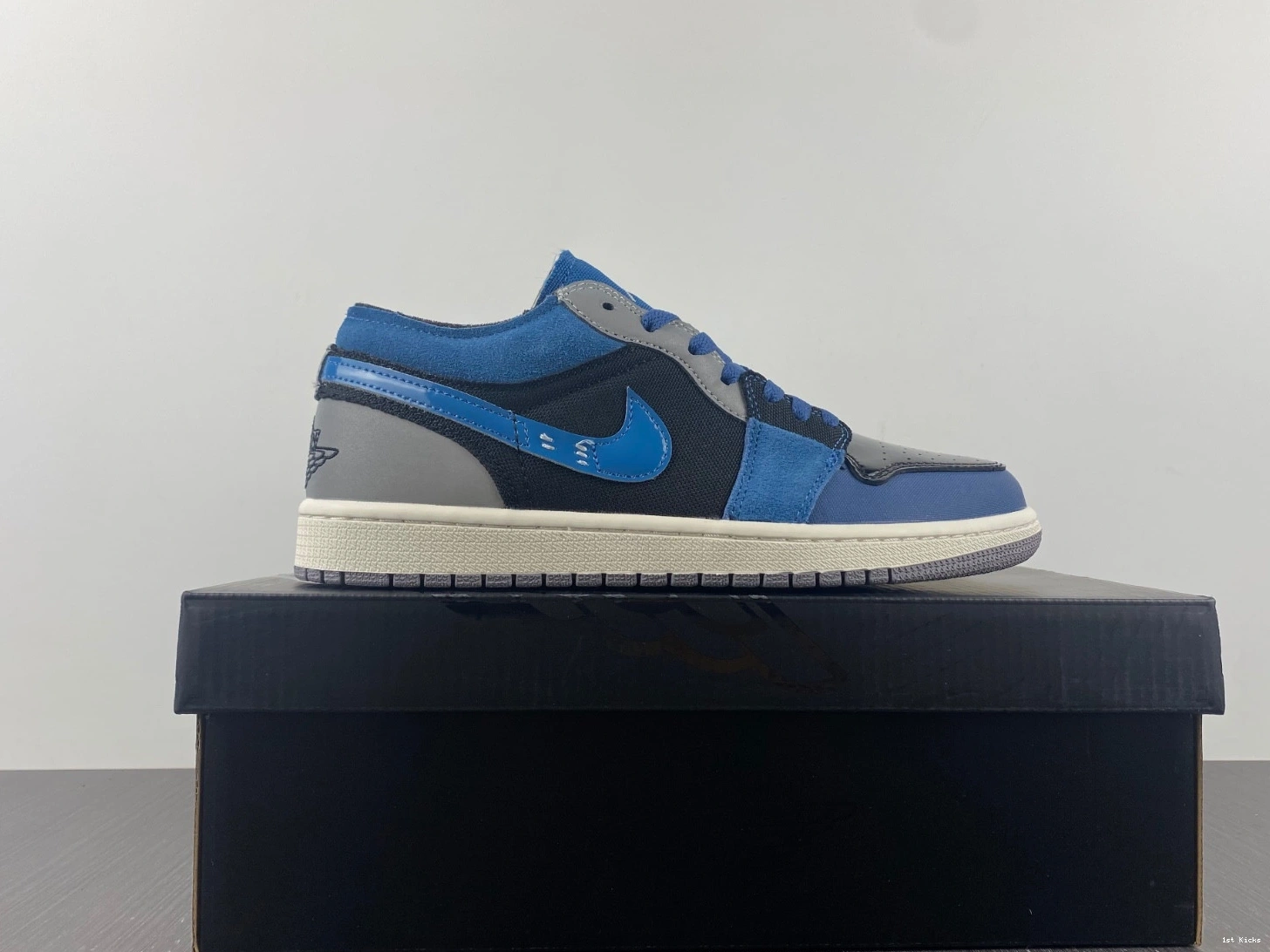 Navy Jordan Air Craft DR8867-400 Low 1 0123